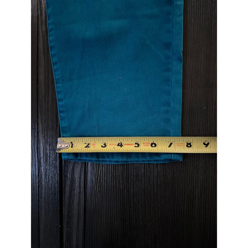 Soft Surroundings Women's Size L Teal Smoothing Full Length Pants Coastal Office - Picture 9 of 10